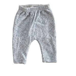 Baby Gap Pants, 0-3 Months, Heathered Blue lined with Black and White St…